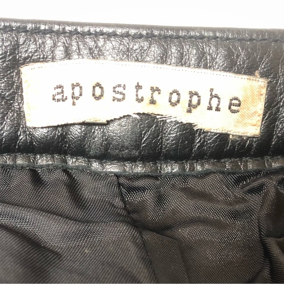 Very loose, wide himp leather pant - Picture 2 of 5